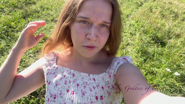 Lily, Goddess of Desire: You Love Feet, You Get JOI and Spe Outdoor