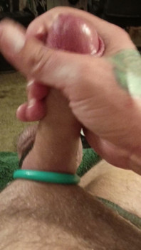 Stroking My Oily Cock