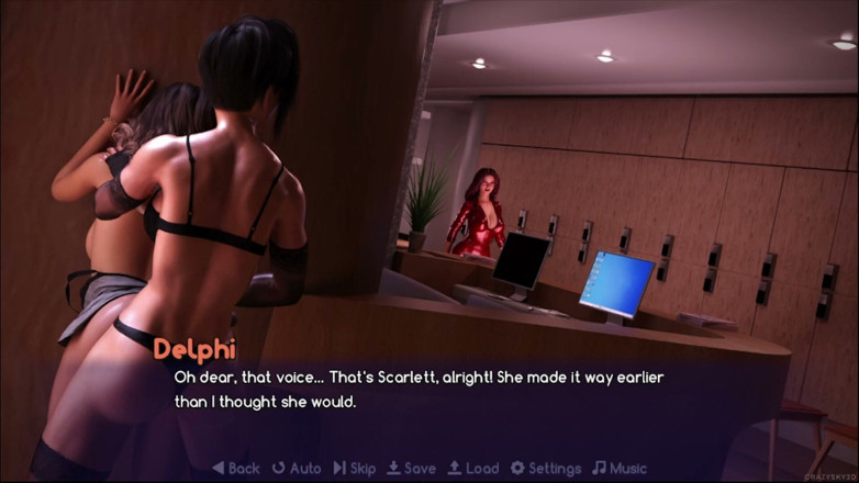 Amaran Futas: Sky Resort Gameplay Part 5 - Delphi Fucks Selena in Office Seceretly