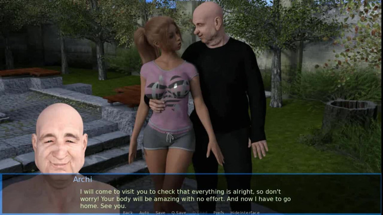 Dirty GamesXxX: Liza's story-: guy fucks a silly girl in outdoor park -...