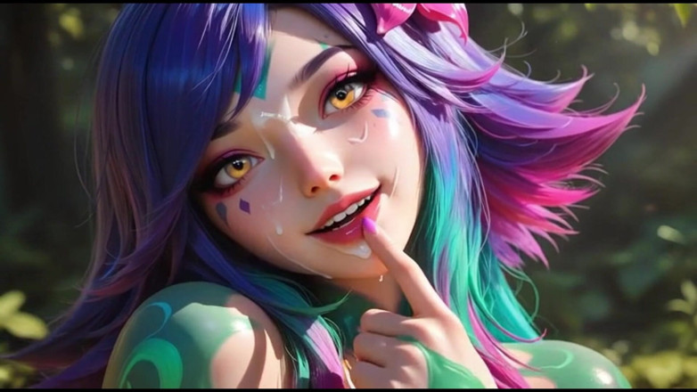 Ianimedia: Bikini di Neeko nella foresta e sperma facciale