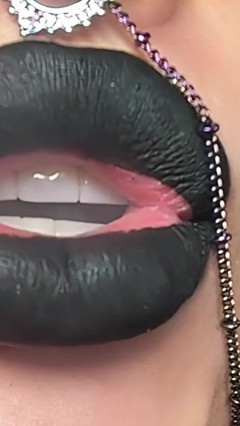 Dirty Talking Sissy Whore Close up Smoking and Lips Fetish