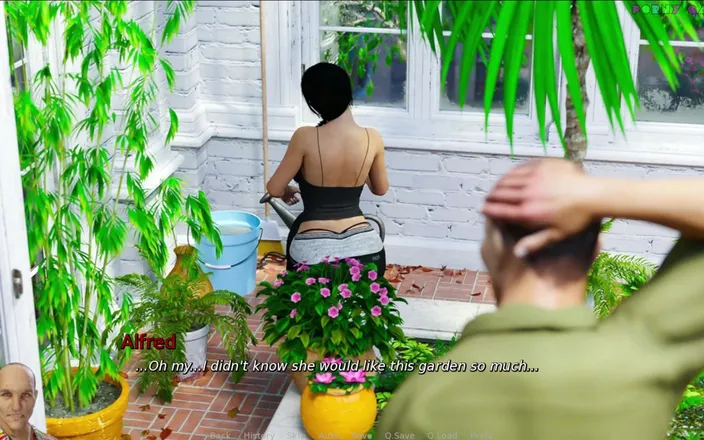 Porny Games: Anna - Exciting Affection by Deepsleep Games - Threesome with 2 Old Guys...
