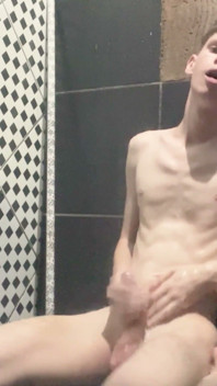 Kedoimath - a Skinny Twink in the Shower Rubbing the Soap in His Wet Body