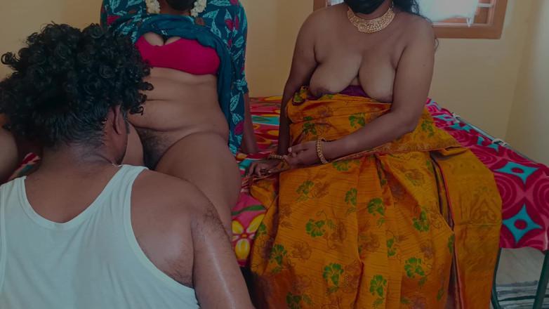 Inba: Family Girls Enjoying Lesbian Threesome