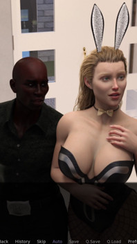 Project Myriam (extra scener med bbcs) - Hotwife Myriam blir en kaninflicka och blir gruppknullad av Bbcs
