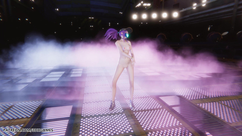 3D-Hentai Games: Mmd Lisa - Futw Akali Sexy Naked Dance League of Legends...
