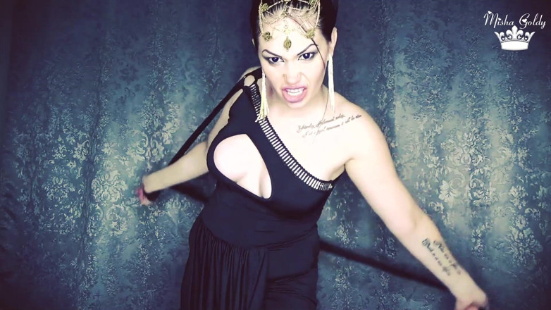 Goddess Misha Goldy: Vůbec nejlepší orgasmus z temné bohyně! Konec 1