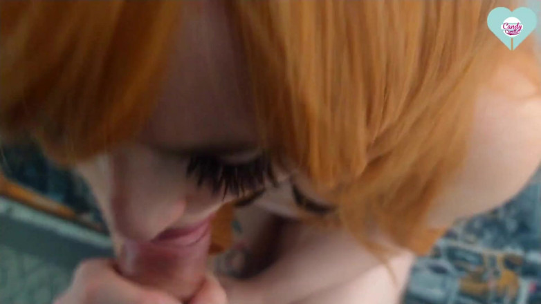 Candy Camille: Asuka me dá um boquete e engole meu esperma