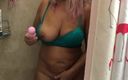 Pinkhair blonde DD: Hot Blonde Whore in the Shower