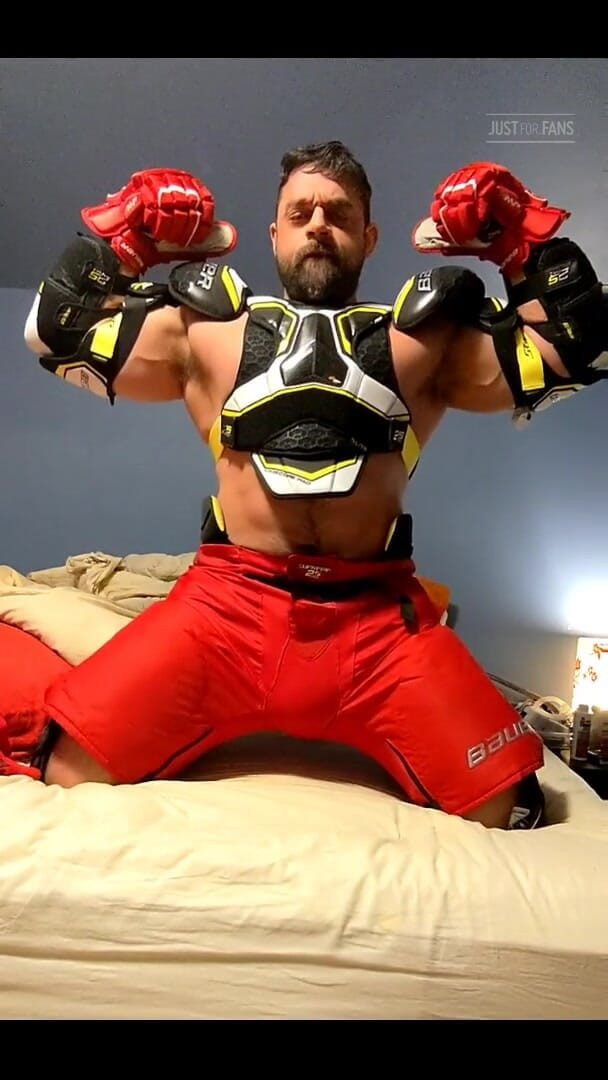Bruiser Bearwood: I Really Want Someone to Play in Used Hockey Gear...