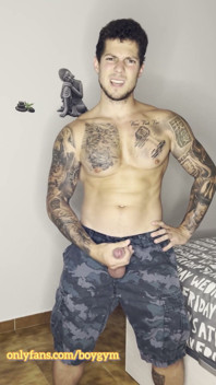 My Big Cock Cums in Military Outfit! with No Touch