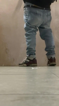 Peeping, Peeing, Flashing, Teasing at Public Urinal