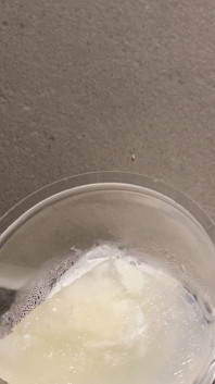 Cold Cum Melting (time-lapse)
