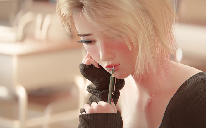 Orlikx: Gwen Stacy: Boring Class Turns Into a Tight Pussy Creampie - 3D...