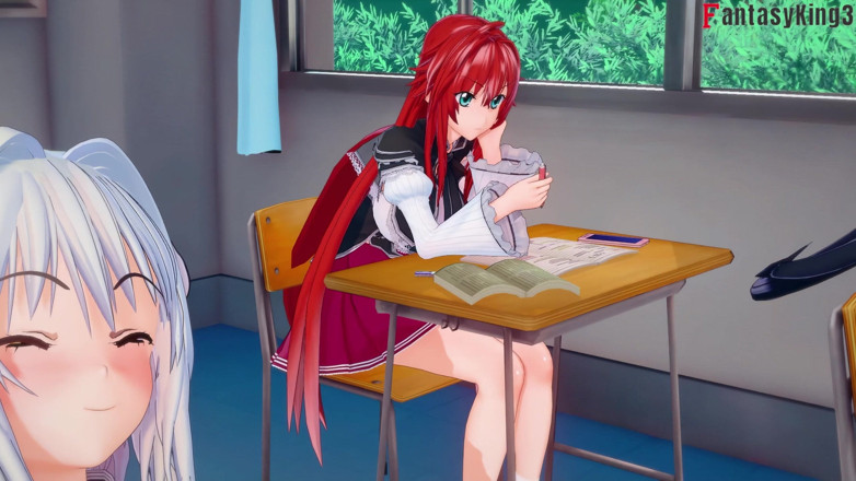 Fantasy king: Rias Gremory nodigt me uit om seks te hebben na...