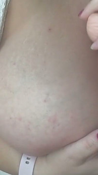 Breast Massage with a Dildo