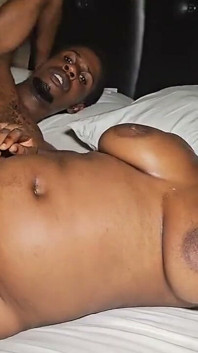 Two Holes Being Fucked by Massive Dicks