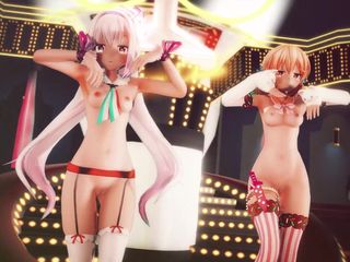 Mmd anime girls: Mmd R-18 애니메이션 소녀들 섹시 댄스 클립 19
