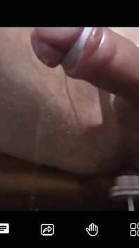 Dripping Cock to Orgasm by E-stim