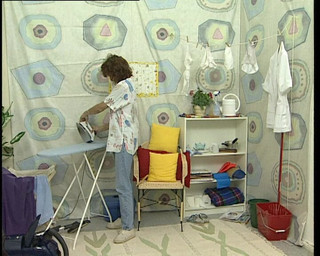 YOUR FIRST PORN: My Cleaning Lady Marlene Jerks off in the Washroom