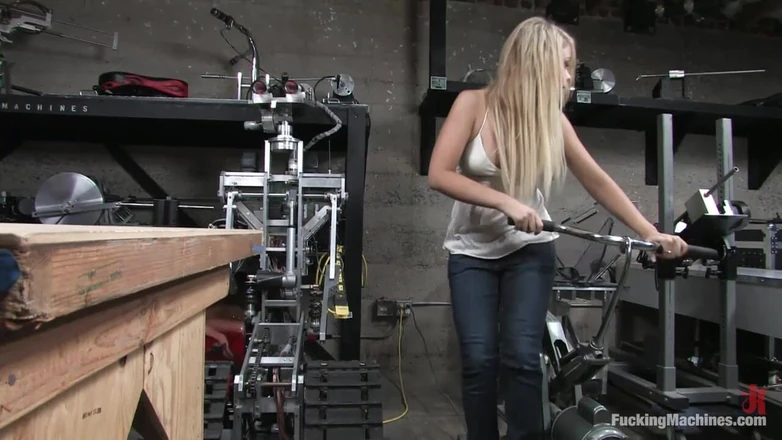 Fucking Machines by Kink: Brook Scott Is in the Building