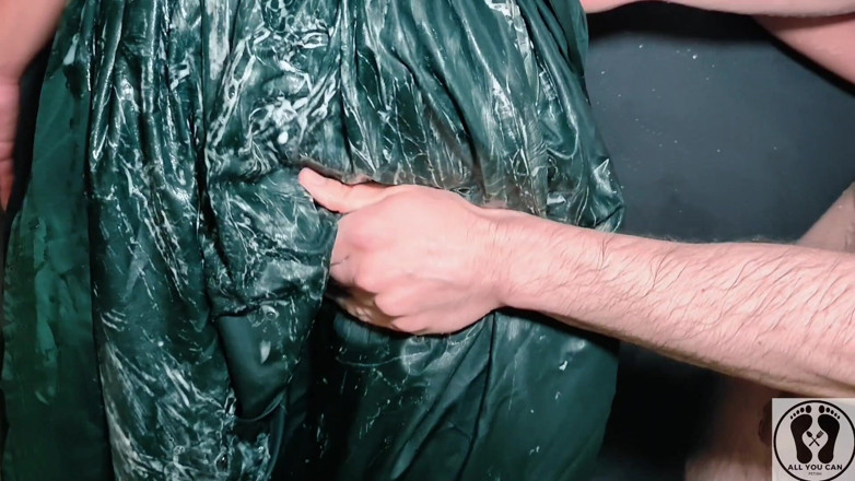 All You Can Fetish: Ruined Foamy Dirndl Wet and Messy in the Shower