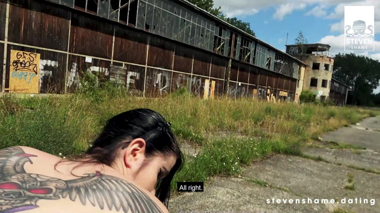 Steven Shame: Stygg knulldatum för Goth brud Doreen! StevenShame
