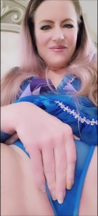 Nikki Nevada: 2022 new years blue lingerie headband masturbation and joi pov