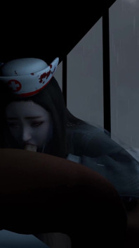 3D Cute Asian Nurse Cheating with Stranger in the Hospital