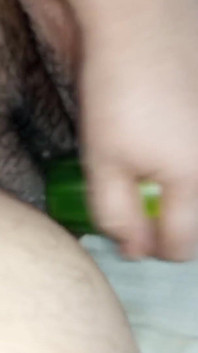 Double Penetration with Cucumber and Desi Dildo - Netuhubby