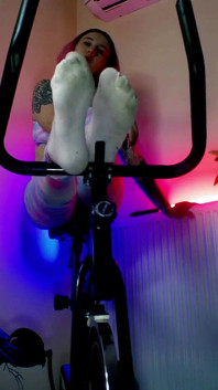 Lady Angela Smelly Dirty White Socks