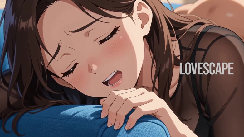 Lovescape: Hentai 2 băieți 1 sex în trei sălbatic cu fată (ai)