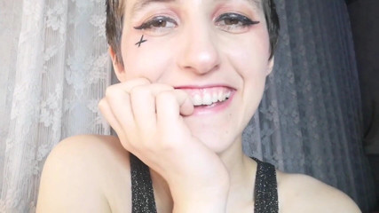 The Antichristrix: Giantess laughs at your tiny dick