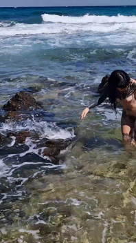 Outdoor Blowjob by the Sea From a Horny Stranger on the Nudist Beach