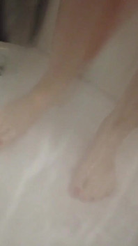 Chubby Blonde Gets a Massive Piss in Her Mouth and Then She Takes an Erotic Shower