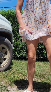 Summer Dress Piss Slut