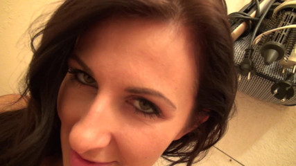 All Those Girlfriends: Sexy brunette Lady Love plays with her twat in the...