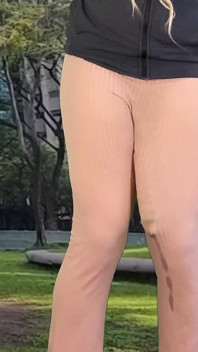 대박 자지 Shemale 핸즈프리 야외 사정