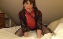 Jasmyne&#039;s world: Teasing in red latex dress
