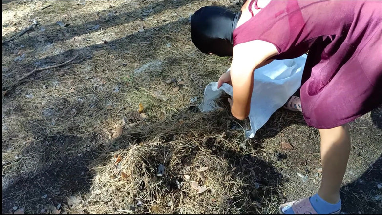 SexyAnka: Sesso con un figliastro nella foresta