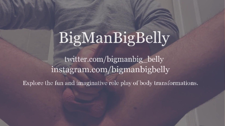 BigManBigBelly: 공격적인 남성에게 신음하는 부드러운 30분