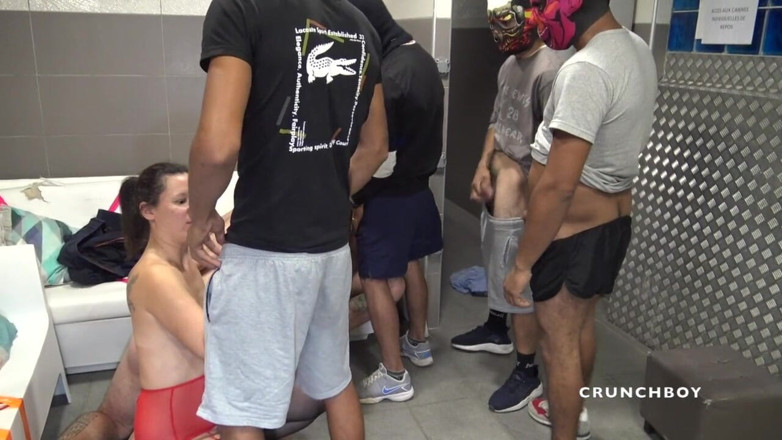 Bitch Girl Video: Straight fucked raw by straight boy with mask