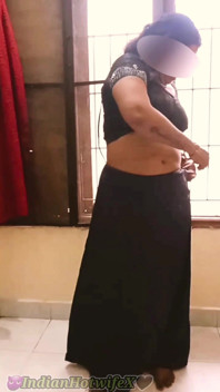Desi Tamil Chubby Wife Lux Saree Wear Tease Shows Boobs Belly Hairy Pussy Ass! Indianhotwifex