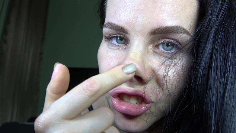 Anna Sky: Anna zeigt ihre schweinenase und demütigt einen kleinen schwanz