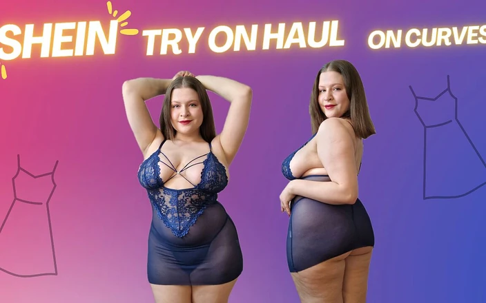 Tina Angel: Changing Between Sheer &amp; Silk - Nightdress Double Try-on