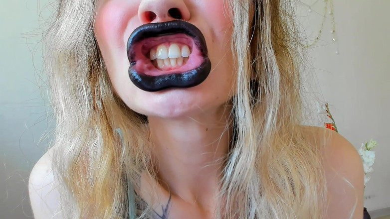 Rarible Diamond: Labios cuadrados negros