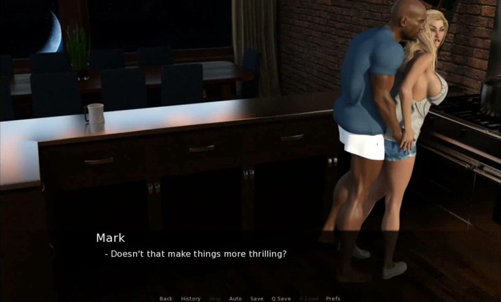 Dirty GamesXxX: Angelica's verleiding: vreemdgaande vrouw en een monster grote zwarte lul,...