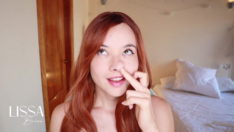 Lissa Brown: Ich picke meine Nase mit allen meinen fingern aus und...