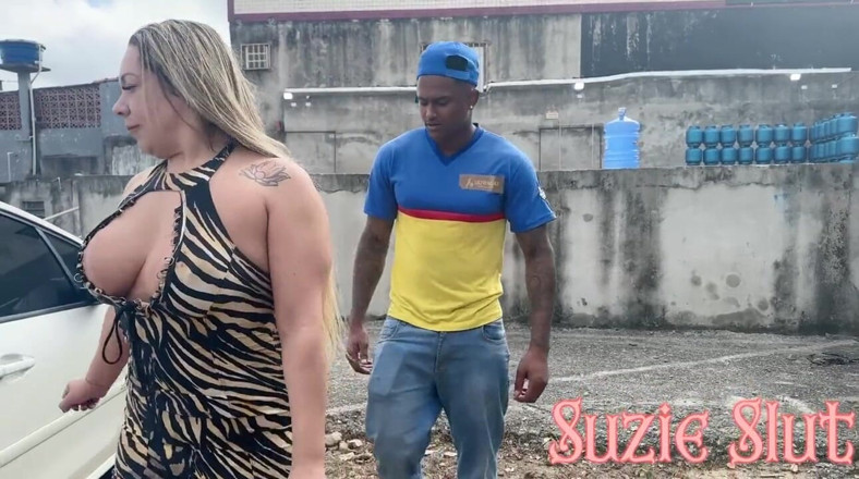 Suzie Hard Anal: Suzie Slut Went Out to Buy Gas, Wearing Only a...